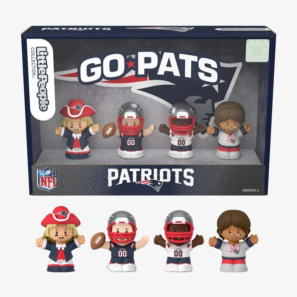 Patriots New England Fisher Price NFL Little People Collector Set New